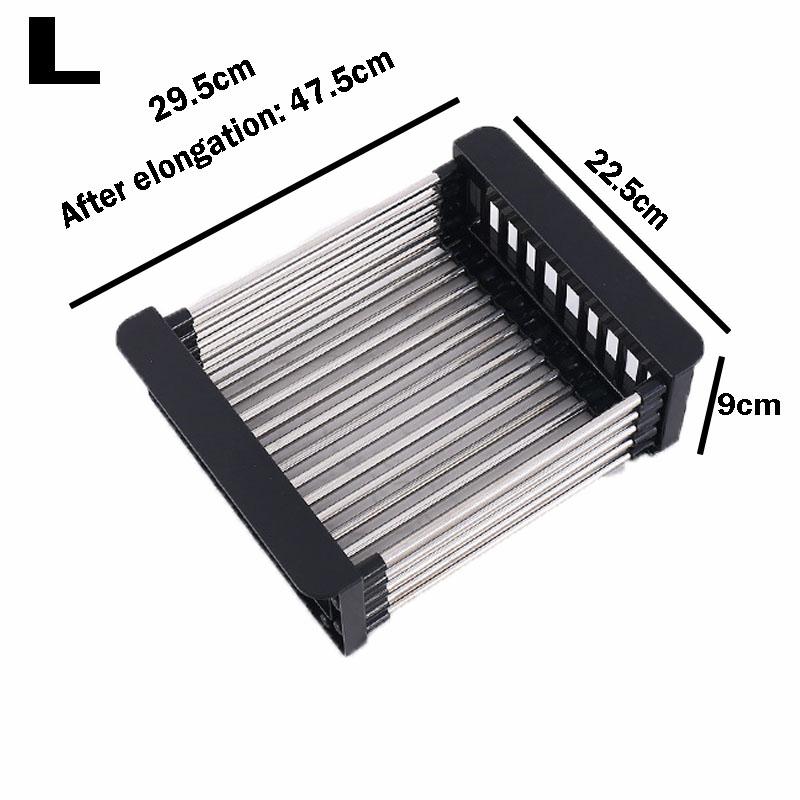 Suport pentru chiuveta de bucătărie Ajustabil din oțel inoxidabil Suport pentru scurgerea vaselor Suport pentru farfurii, boluri, tacâmuri Organizator pentru tacâmuri Scurgător pentru fructe și legume