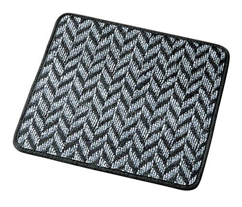Bonform 6263-08GR Car Mat, Herringbone Pattern, Light/Ordinary Car, Rear 1 Sheet, Anti-Shift, 15.0 x