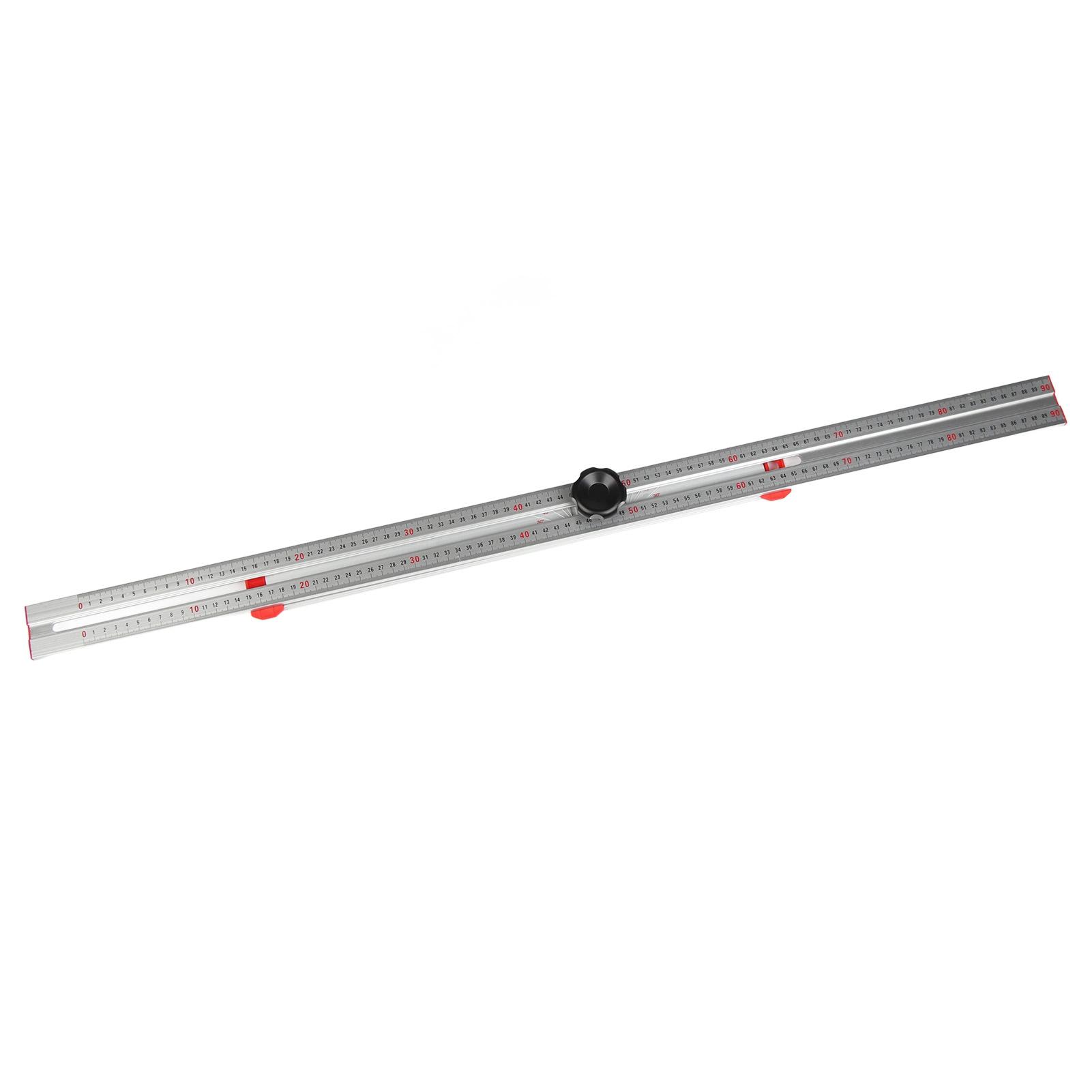 

Столярный угольник Т-образный 2 в 1 линейка для разметки углов от 0 до 180 градусов, диапазон измерения 90 см, линия разметки