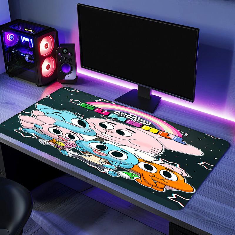 The Amazing World of Gumball1 Mouse Pad - Non-Slip Rubber Base, Smooth Surface for Work,Gaming,Office,And Home Use, Desk Mouse Pad