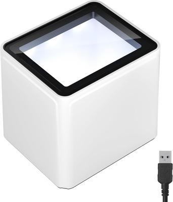 Tera Omnidirectional Barcode Reader, USB Wired, Desktop Type, 360° Scan, Automatic Detection, 1D/2D QR Code Compatible, LCD Screen Reading, Omnidirect