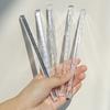 0-15cm Three-sided Straight Ruler Transparent Acrylic Ruler Math Drawing Tool for Engineer Artist Designer Architect