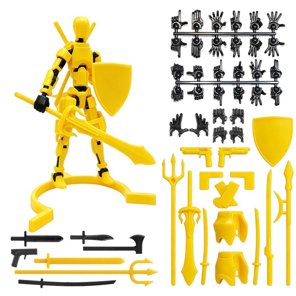 Newest!!! Magnetic Attraction 3D Printed Dummy T13 DIY Multi-jointed Man and Woman Lucky Doll  Movable Shapeshift Robot Toys