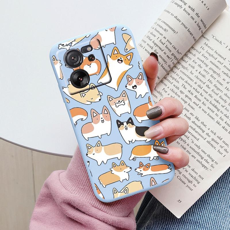 Cute Cat Case For Xiaomi 13T Pro Silicone Soft Back Cover Lovely Cartoon Painted Capa Shell For Xiaomi 13T Fundas 13tpro Coque