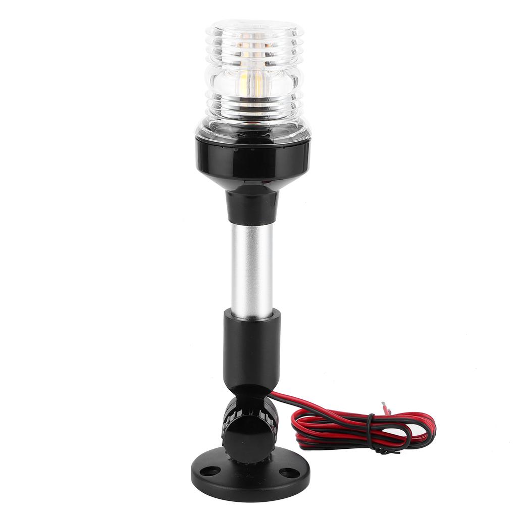Adjustable LED All Around Anchor Light Sailing Boat Yacht Signal Bulb Foldable Waterproof 360 Degrees Round 12V24V(9in
