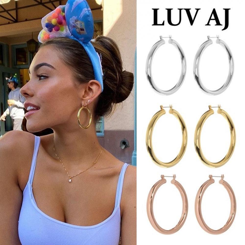 Hoop Earrings for Women, Ins Trendy European Style Niche Design Elegant High Grade Fashion Jewelry