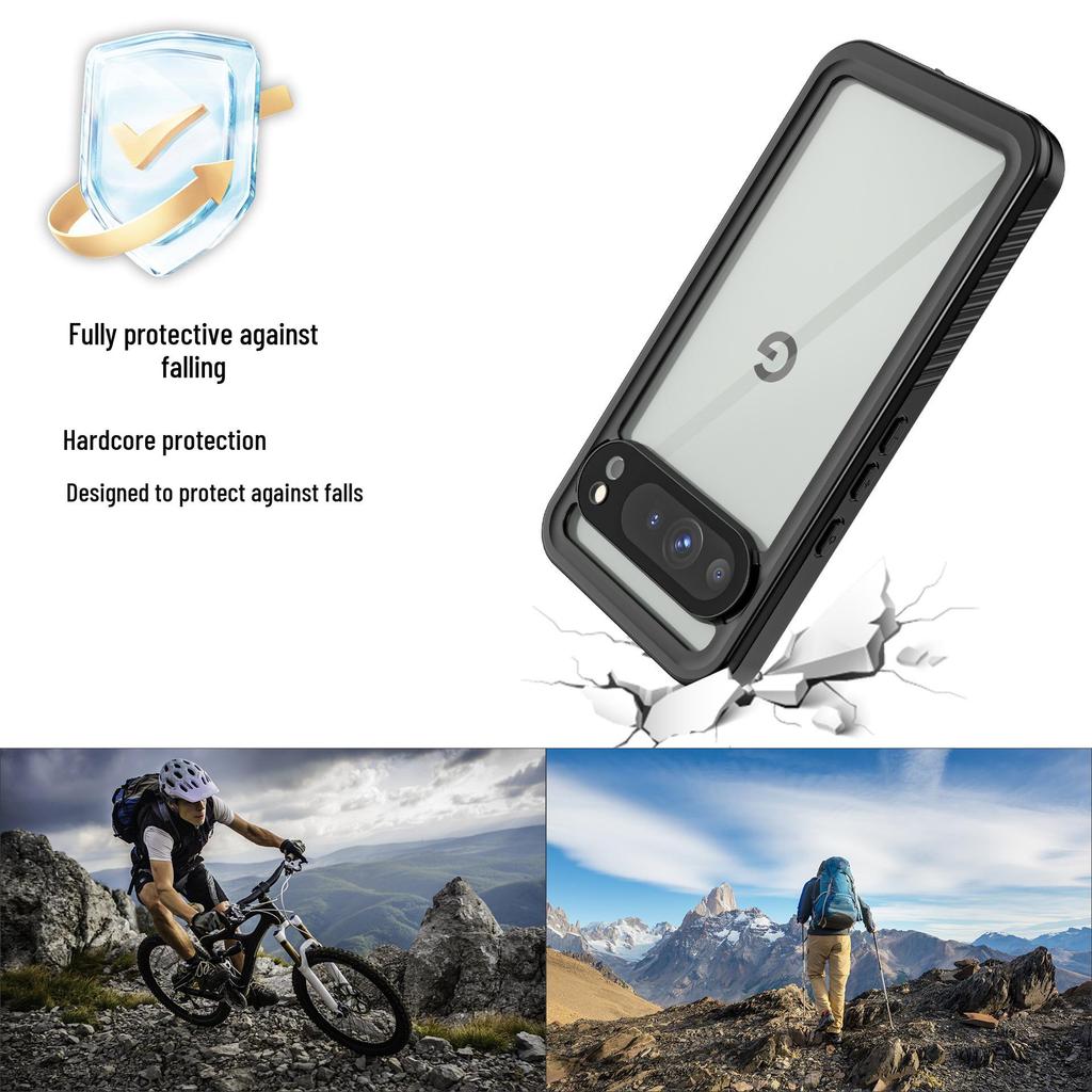 Full Coverage Waterproof and Drop-Proof Case for Google Pixel 9PROXL - Perfect for Outdoor Diving