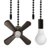 Decorative Ceiling Light and Fan Pull Chain Extensions Hanging Ornaments Elegant Home Lighting Accessories for Fan Light