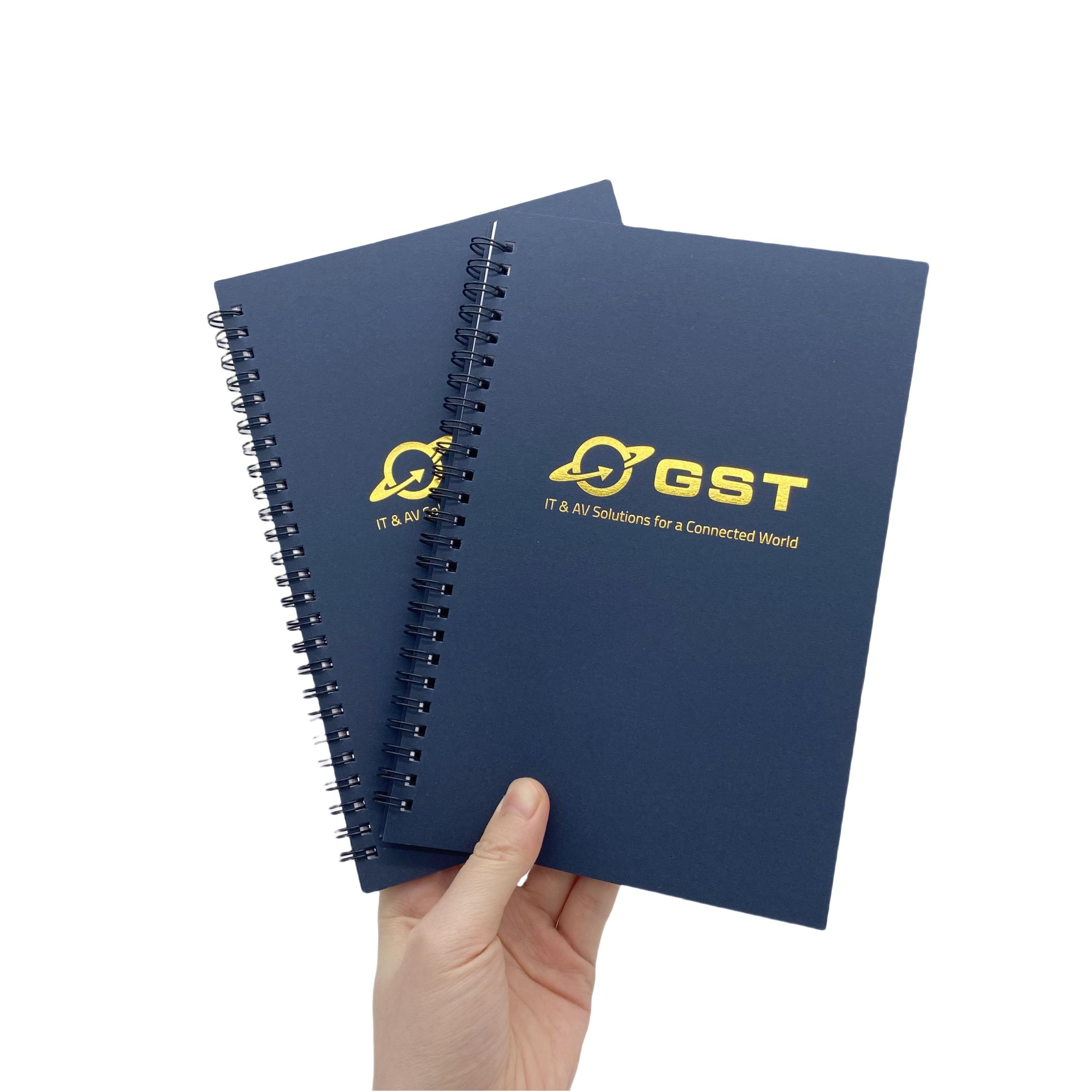 Customize Thick Hardcover Notebook Student Custom B5 Spiral Notebook Hardcover Spiral-bound Diary Coil Notebook (as the picture,Customizable&Customizable)