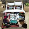Movie BREAKING BAD Bedding Sets Exquisite Bed Supplies Set Duvet Cover Bed Comforter Set Bedding Set Luxury Birthday Gift