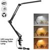 Dimmable Folding Clip On Light 3 Lighting Modes Swing Arm Desk Lamp  Living Room