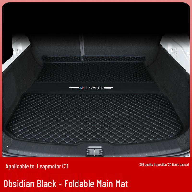 Compatible Leapmotor C11 Trunk Mat - Surround Design, Wear-Resistant, Fits 26 Models