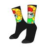 Stylish Women Men Crew Socks Brightney Cartoon Merch Comfortable Dandy's World  Breathable Stockings