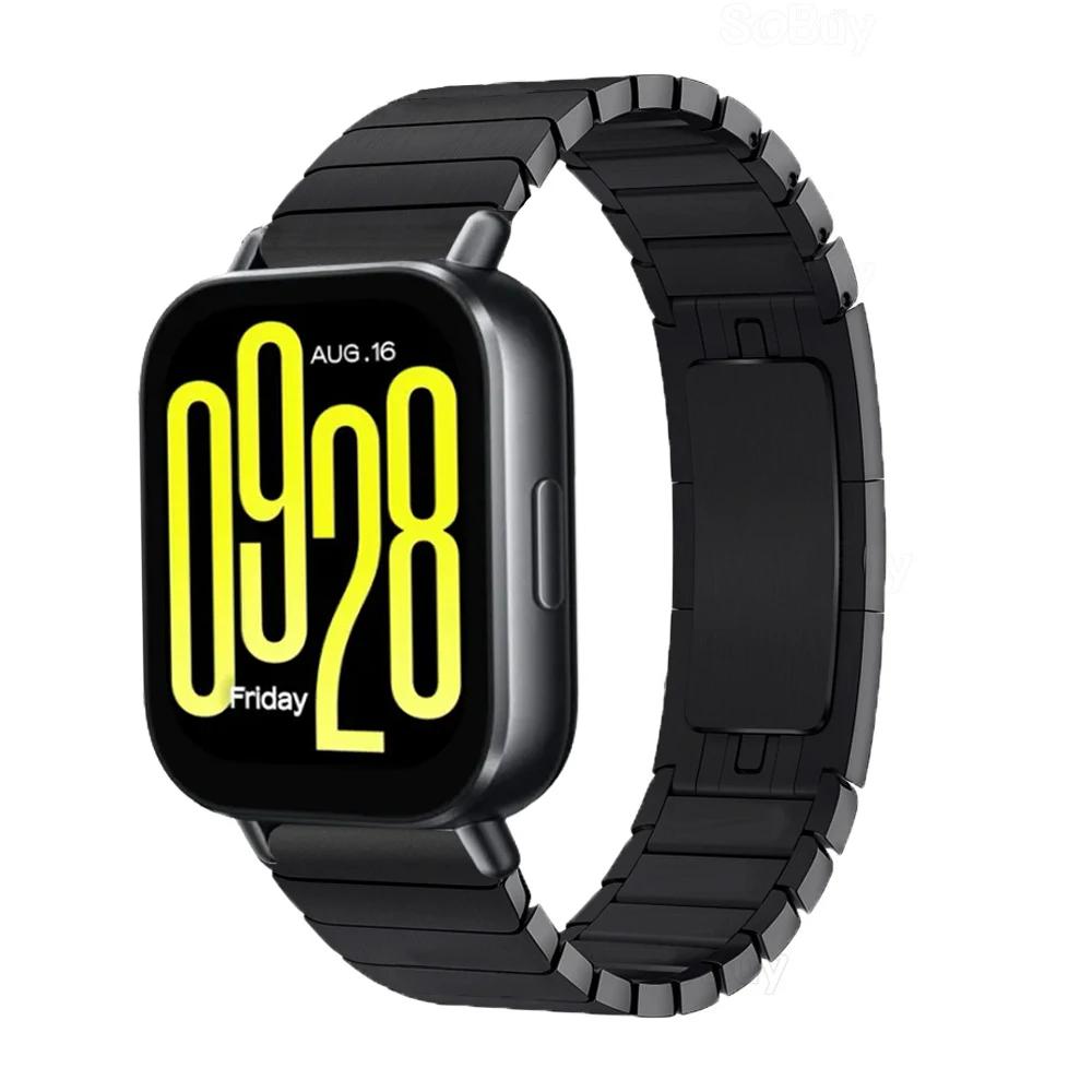 Metal Link Bracelet Strap for Redmi Watch 5 Active Stainless steel Replaceable Wristband for Redmi Watch 5 Lite Belt Accessories