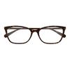 Gucci Optical Glasses [Available Prescriptions] Original Design 002 (Havana Frame/clear Lens) 55 Glasses Case (random Size and Color) + Glasses Cloth