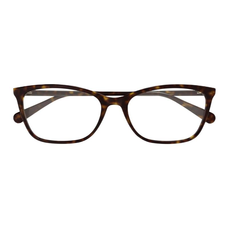 Gucci Optical Glasses [Available Prescriptions] Original Design 002 (Havana Frame/clear Lens) 55 Glasses Case (random Size and Color) + Glasses Cloth