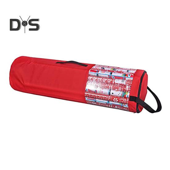 Gift Wrapping Paper Storage Bag Organizer with Handle Zipper Closure Large Capacity Waterproof Portable Wrapping Paper Holder