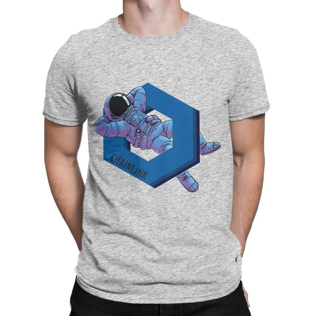 chainlink Novelty 100 Cotton TShirt Chainlink Tops Tees For Unisex
