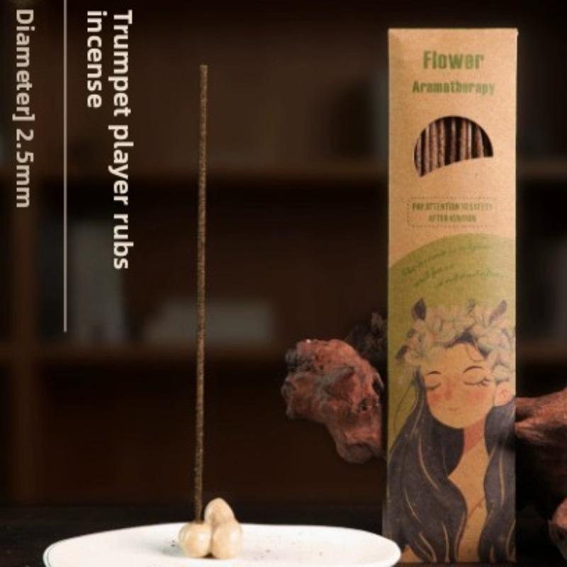 

Палочки благовоний ручной работы для дома, ароматические палочки для помещений для успокоения ума, дезодорирующие палочки благовоний для туалета для устранения неприятных запахов Oolong Tea 12 Pack