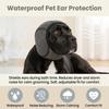 Pet Waterproof Ear Cover Bath Cap for Dogs Cats Comfortable Noise Reduction Soft Plush Liner Durable Grooming