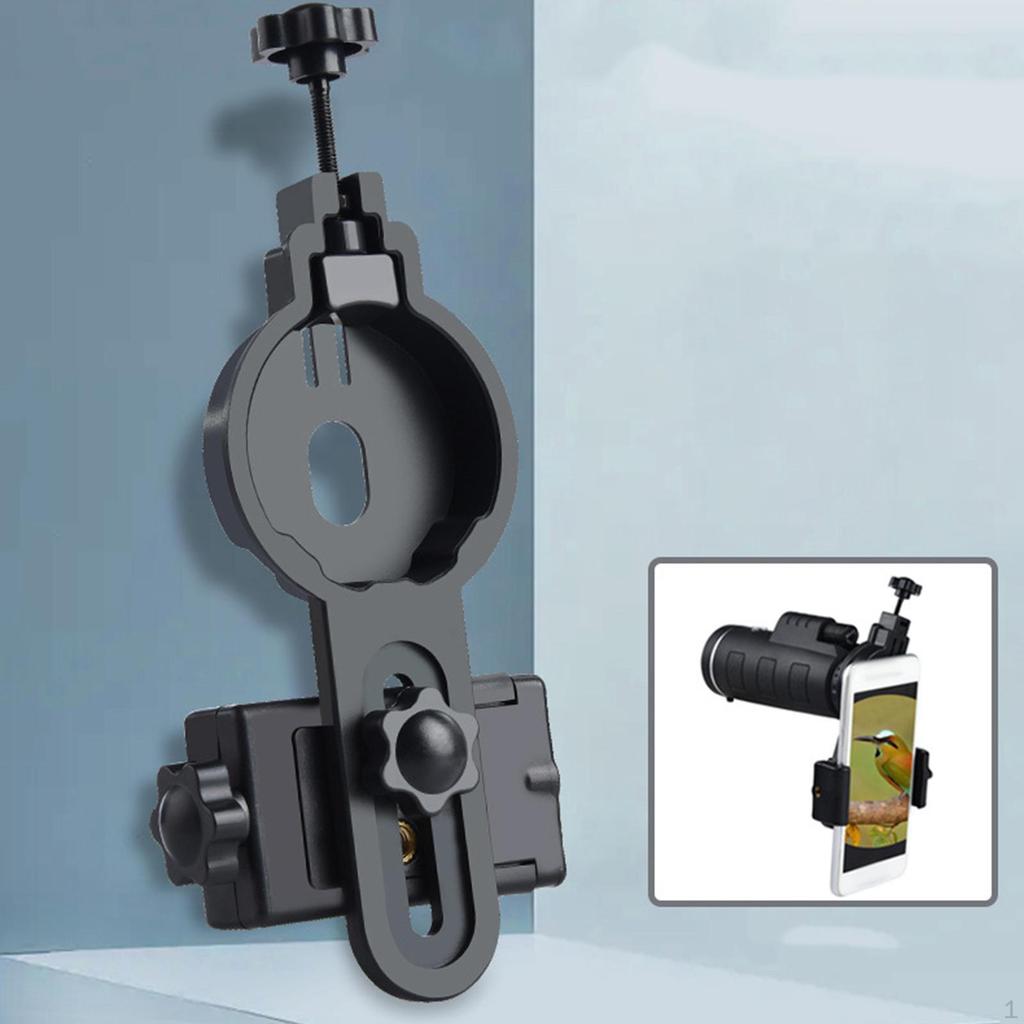 Adapter Mount, Stable Mount Connector Durable Accessories Cell Photography Holder for Binoculars,