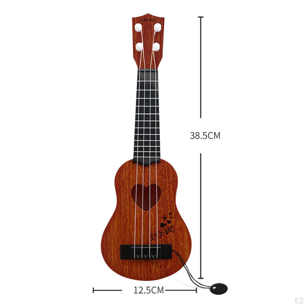 Ukulele Guitar Toy, 4 Strings Classical Educational Learning Toy Musical Instrument, for Early