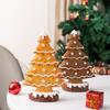 15cm Resin Gingerbread Christmas Tree Figurines Holiday Decoration Accessories Xmas Gift Table Bookcase Room Decor Object Gifts