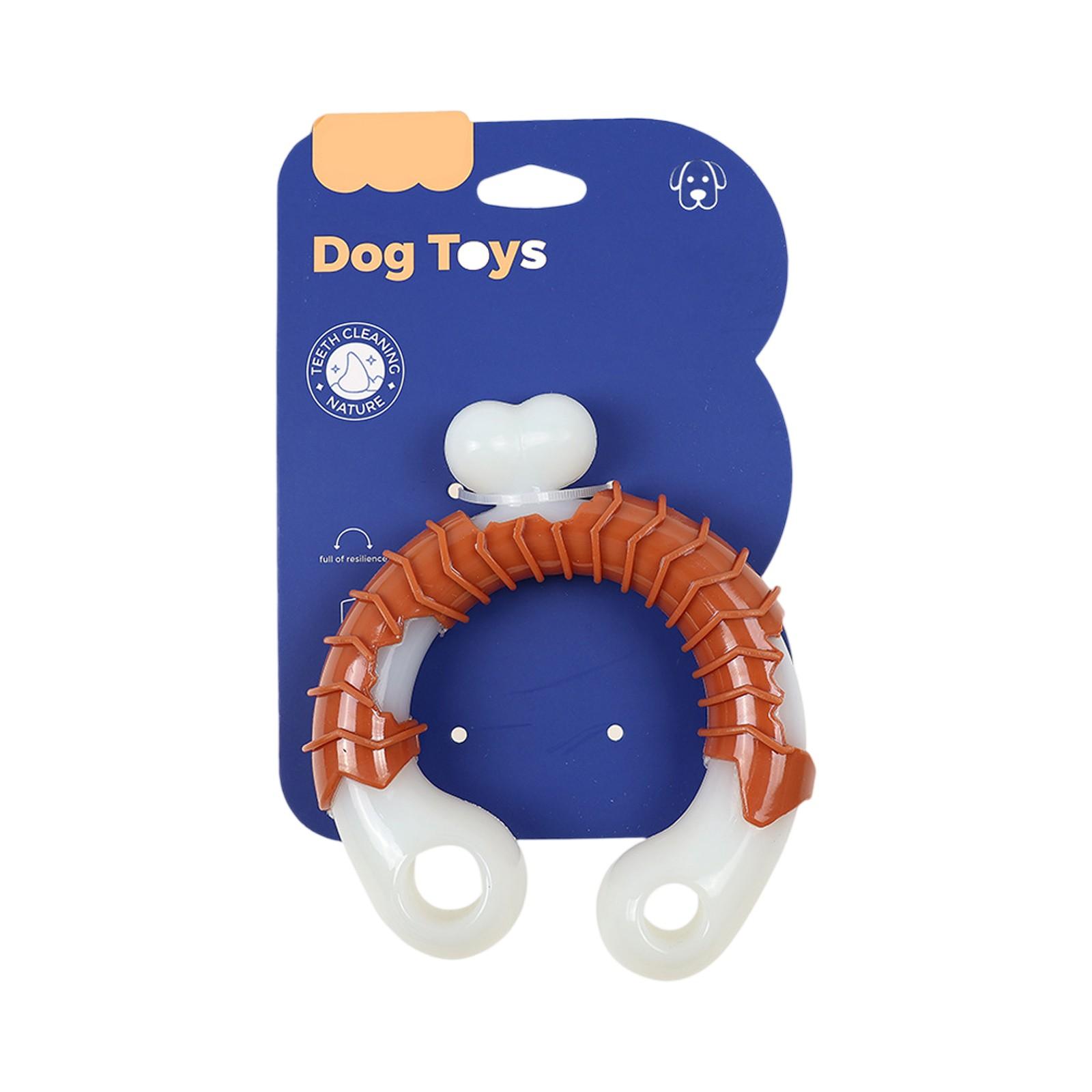 

Снимающая скуку жевательная игрушка для питомца, кольцо-прорезыватель для щенка One Size