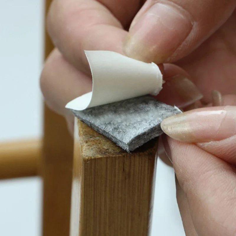 1Roll 100cm Anti-slip Felt Furniture Leg Pad Self-Adhesive Mat Floor Protector Wear-resisting Table Sofa Leg Pads Chair Fittings