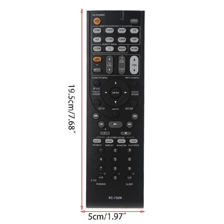 New Remote Control for onkyo AV Receiver HTR570 HTS5200 RSKB-570 for W -570