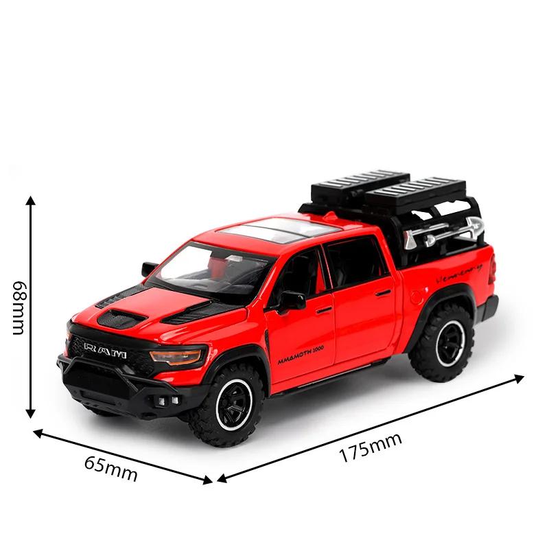 1:32 GB RAM 1000 TRX Mammoth Metal Diecast Legering Auto Model Auto Centrale Bediening Decoratie Ornamenten Cadeau Met Vriend Goederen