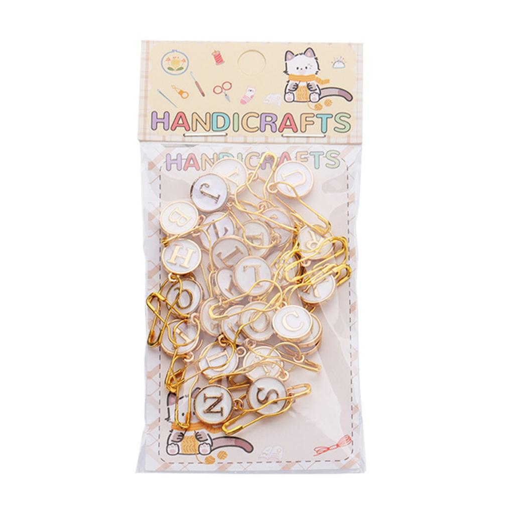 Letter Knitting Markers Stitching Markers Crochet Hook Stitching Holder Easy To Use Knitting Accessories for Crochet