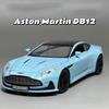 1/32 Scale Aston Martin DB12 GT Super Sports Car Alloy Diecast Metal Model Car Sound & Light Holiday Gift with Kid Children's Toy Car
