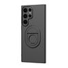 Suitable for Samsung S24Ultra Oil-sprayed Phone Case S23+ Magnetic Rotating Stand S22 Matte A54 Protective Case
