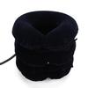 Household Portable Ergonomic Neck Cervical Traction Instrument Inflatable Neck Pillow Collar Blue