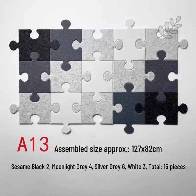 3D Felt Puzzle Wall Decor & Message Board