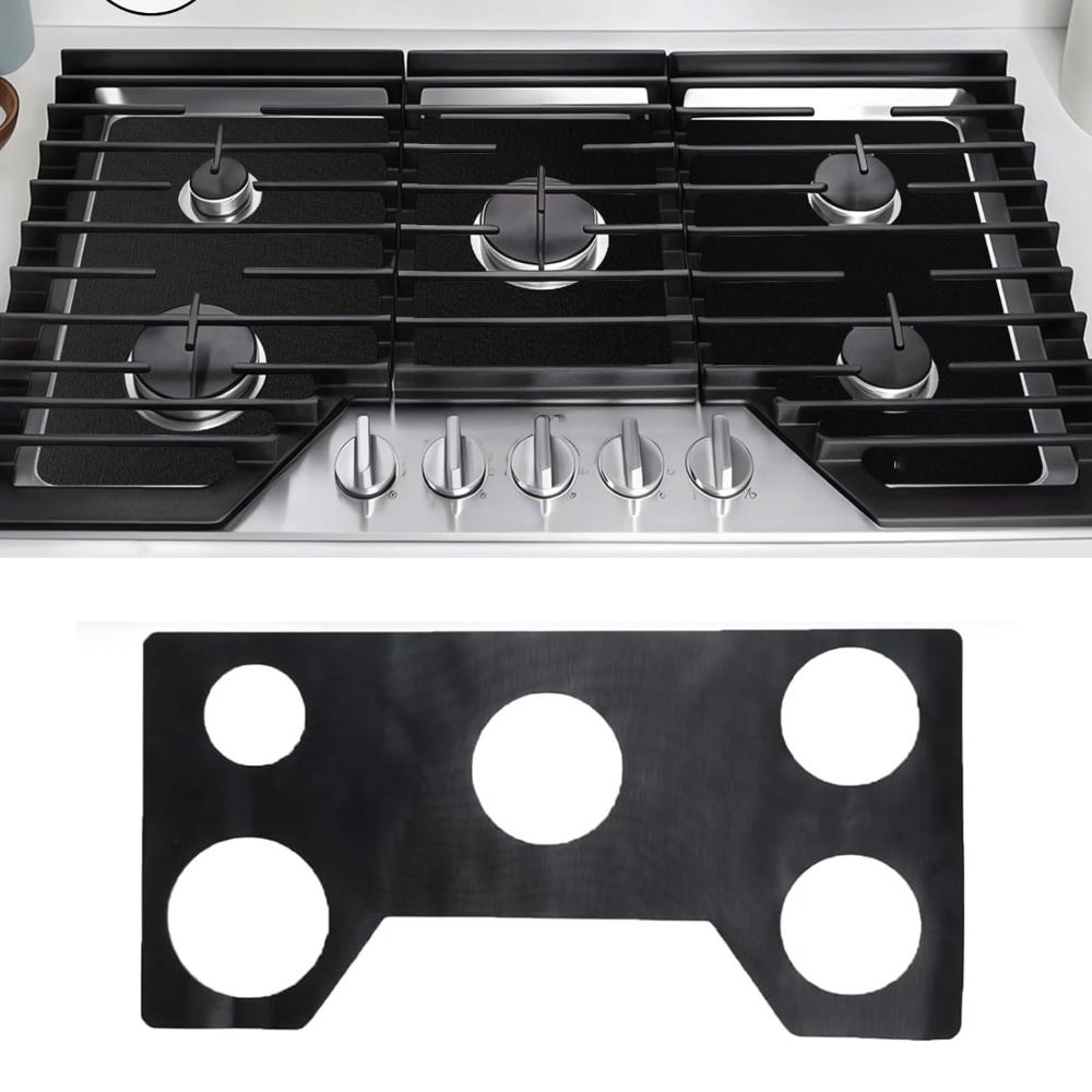 Nonstick Silicone Gas Stove Protector Mat Stain-resistant Gas Stove Gasket Housewife