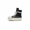 Thick-Soled Heightening Black And White High-Top Board Shoes Men'S And Women'S Couple Boots Side Zipper Tooling Boots Spring Senior Martin Boots