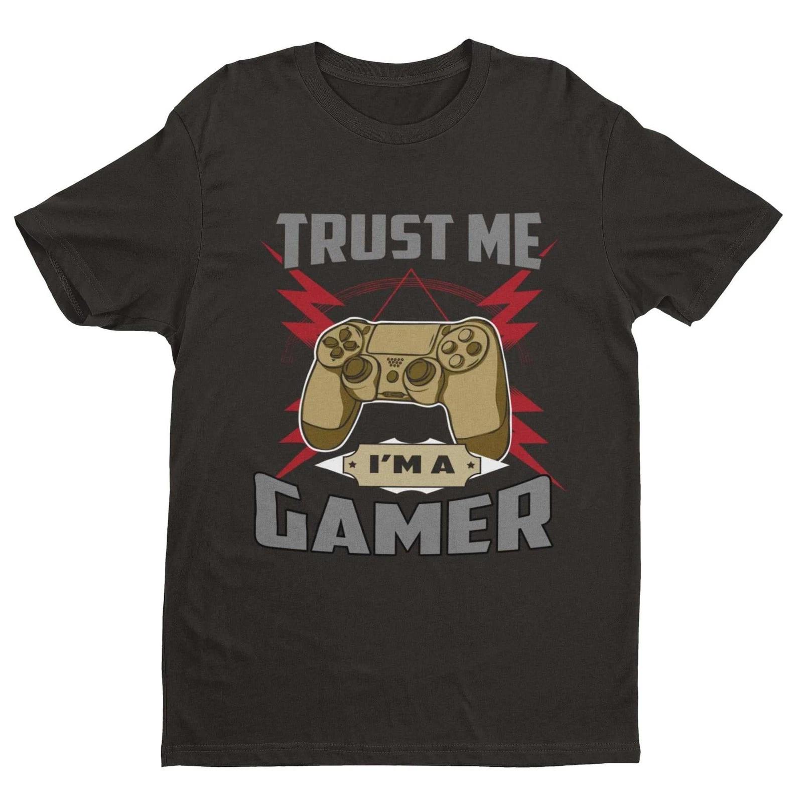 Trust Me I’m a Gamer T-Shirt – Funny Video Game Gift Idea, Sizes Small to 6X S
