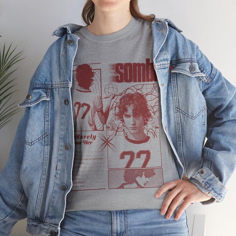 2026 Letní Móda Trendy Tričko Muži Ženy Vintage Top Sombr Tour Hudba Vintage Košile, Dárek pro Ženy a Muže Hip Hop Streetwear Oversized Tričko