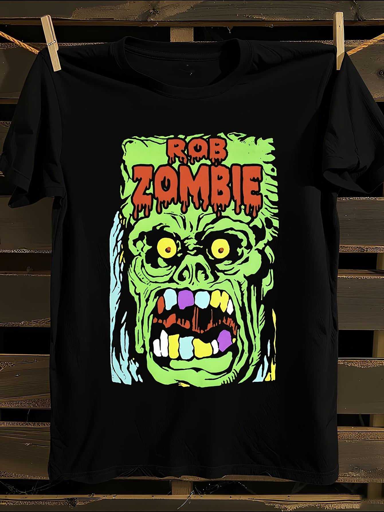 Rob Zombie 2018 Tour Ugly Face Graphic Tshirt M