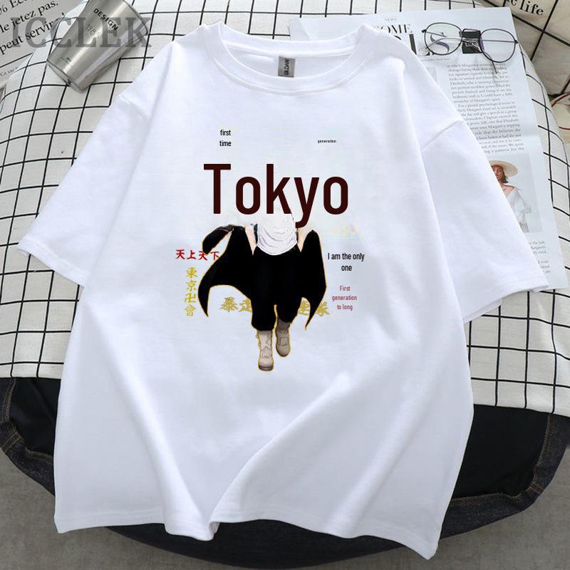 Tricou Unisex cu Mânecă Scurtă Anime Tokyo Avengers 2021