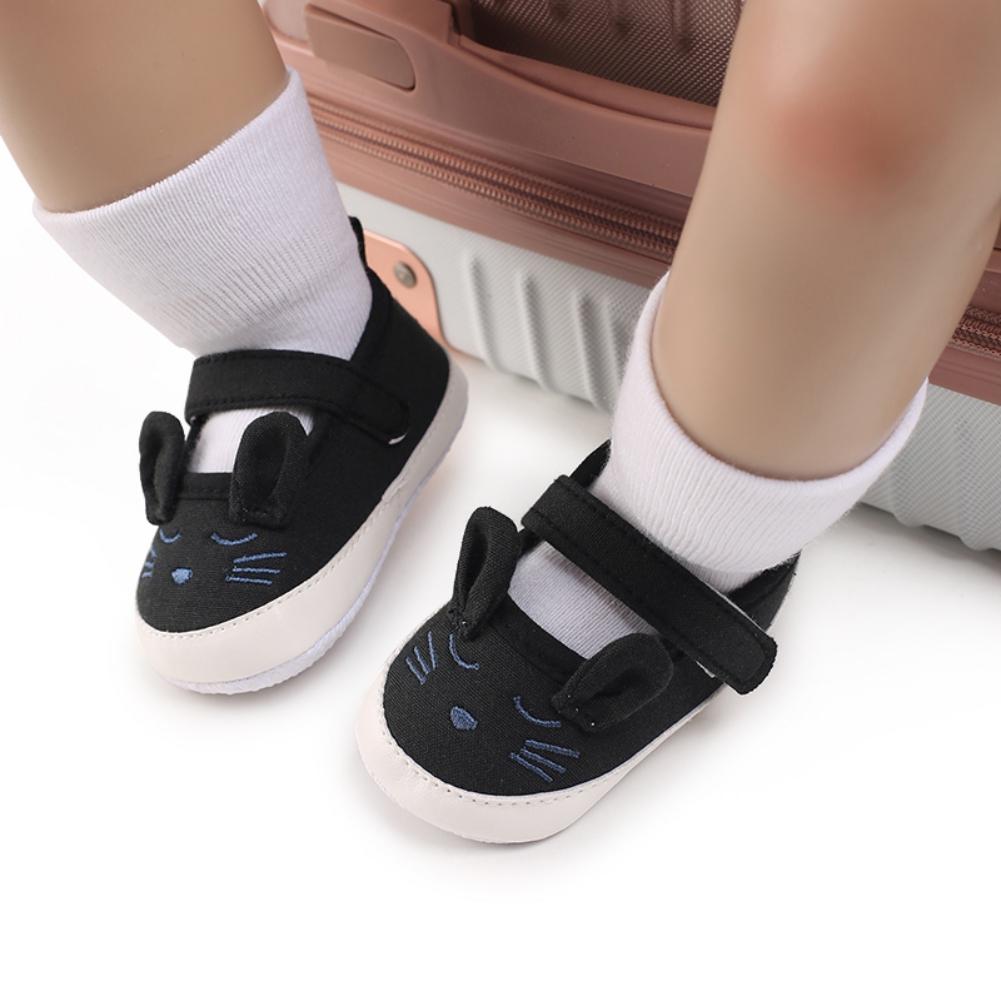 

Для маленьких дівчаток Мері Джейн на підошві Малюки з мультфільмом Перші ходунки Кросівки з протиковзкою м’якою підошвою Милі солодкі туфлі 0-18M 2/M