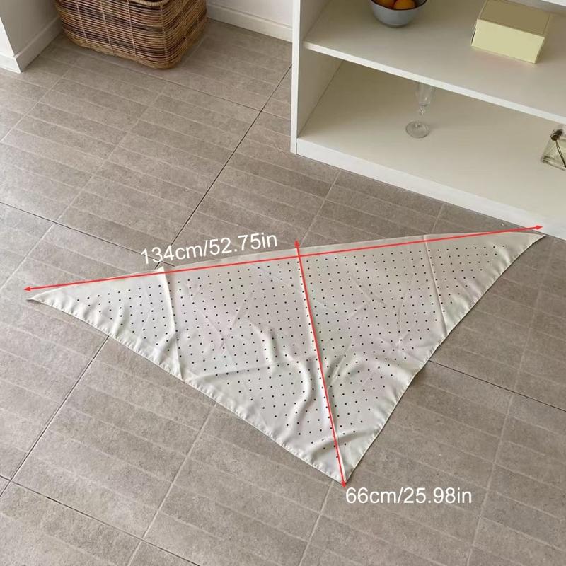 Women Dotted Scarf Casual Wear Party Neckwear French Styles Bandana Scarf Fashion Hairwrap for Dinner Party and Travel