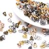 50-200pcs Earring Studs Backs Stopper Scrolls Ear Findings DIY Blocked Caps Earring Backs Stoppers Ear Accessories Supplies