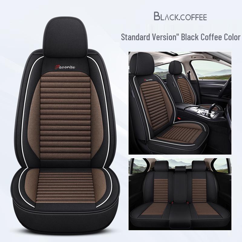 Citroen Car Seat Cushion - Versailles, C5, Elysee, Fukang, C4, Sega, C3-XR - Linen Seat Cover