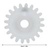 5 Pcs White Plastic Gear Knitting Machine Replacement Accessory Fit for Silver Reed