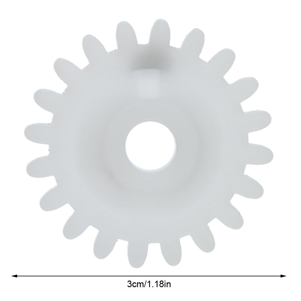 5 Pcs White Plastic Gear Knitting Machine Replacement Accessory Fit for Silver Reed