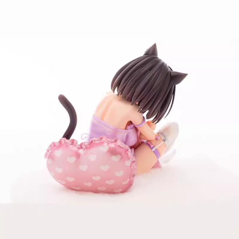 Beautiful Girl Series Bishop's Rondo 16 Ayaka Sauce, Cat Ears, Sitting Position, Pillow, Boxed Figure