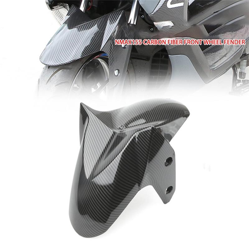 Ac29-Motorcycle Front Wheel Fender Mudguard For  Nmax 155 -2024 Carbon Fiber Fender Decorative Accessories